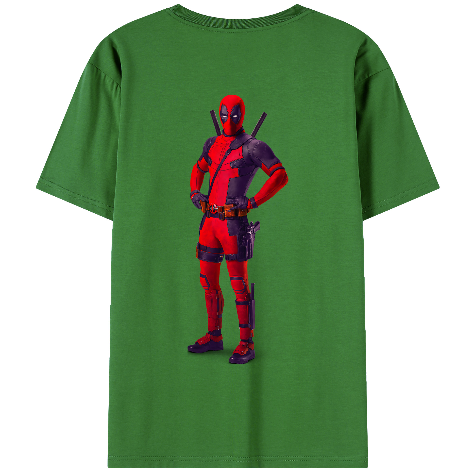 （画像用） Deadpool デッドプール レディース半袖Tシャツ(バックプリント)